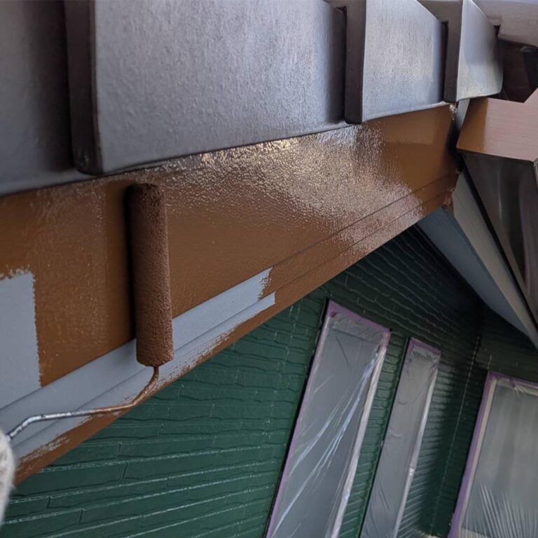 M様邸 破風塗装