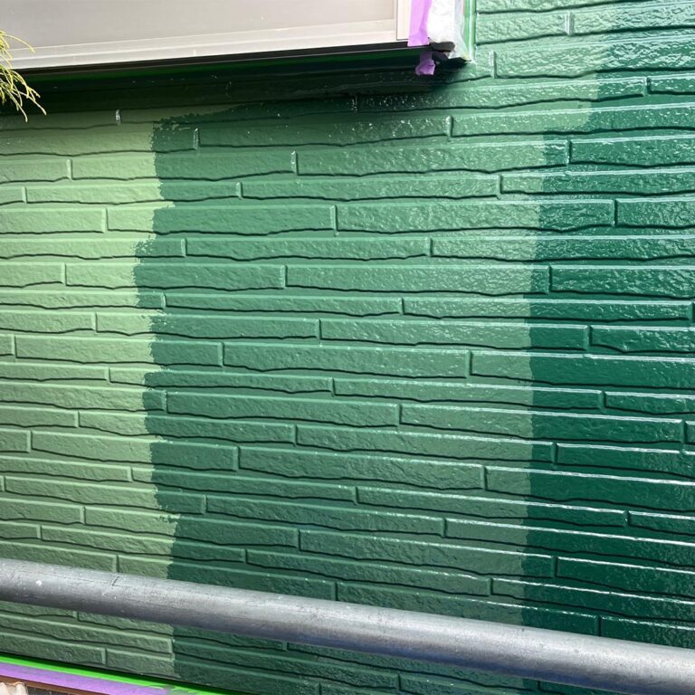 M様邸 外壁で試し塗り