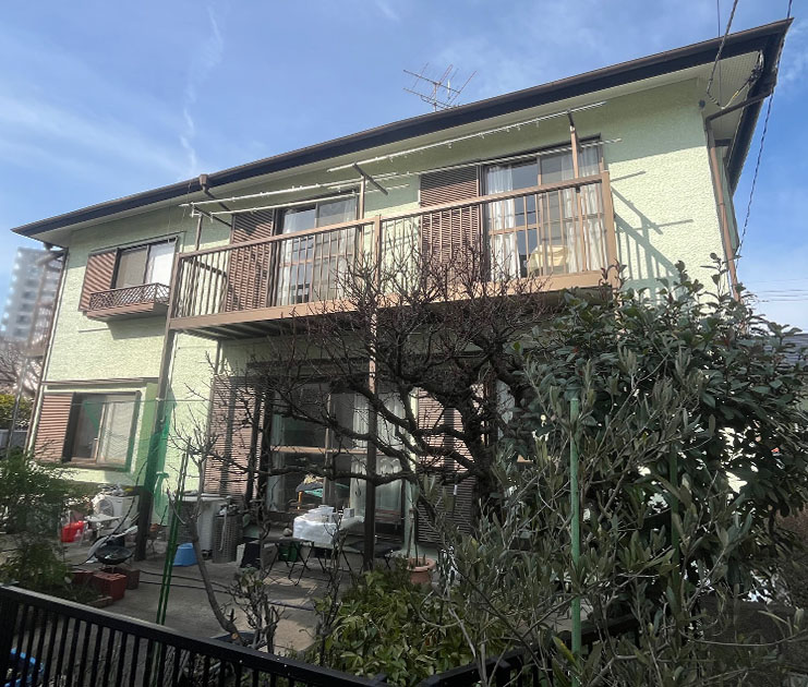 松戸市 外壁 塗装 塗り替え前 船橋市 みかめ塗装店